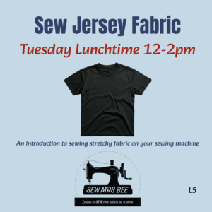 Sew Jersey - Tuesday Lunchtime